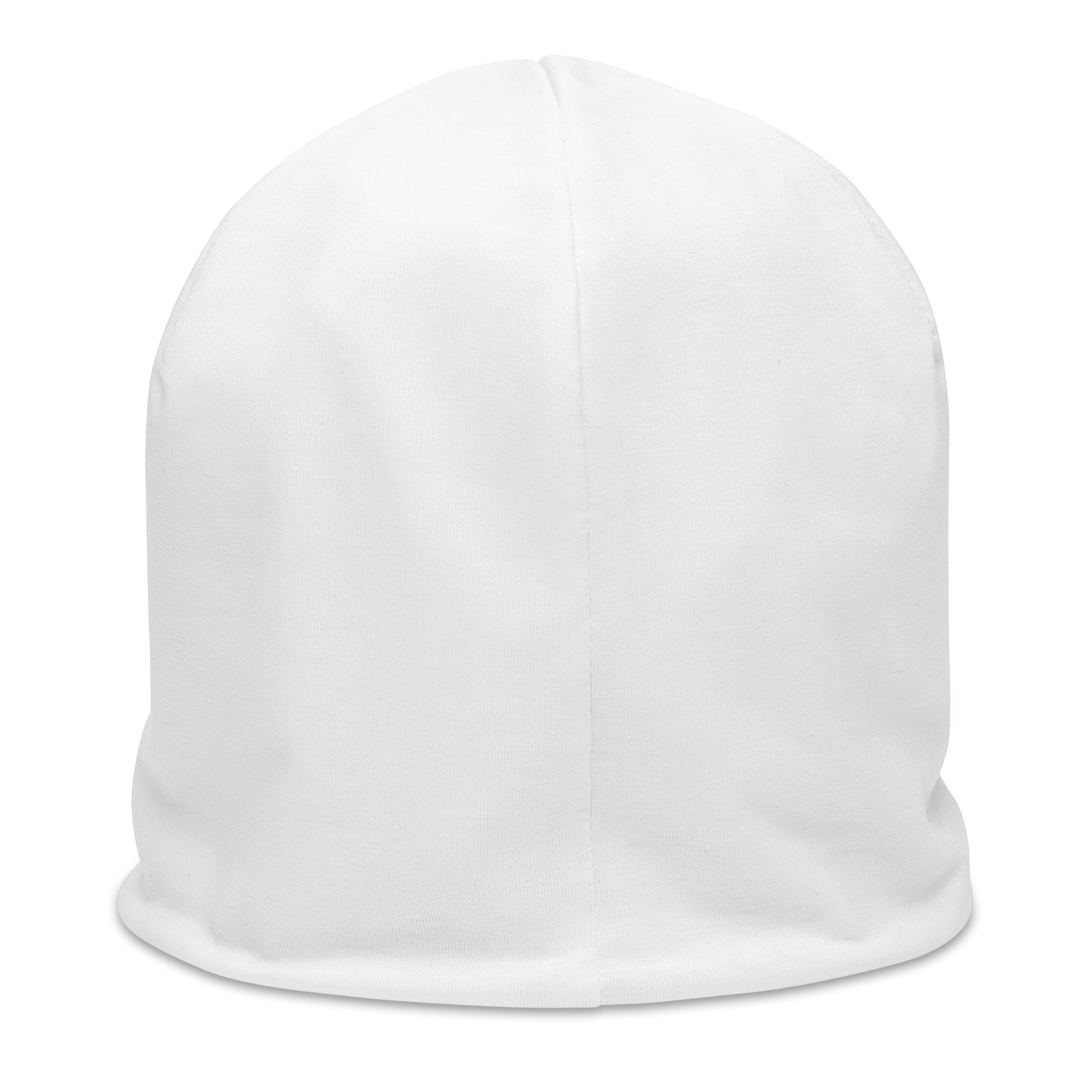 Highly Favored Beanie in White & Black
